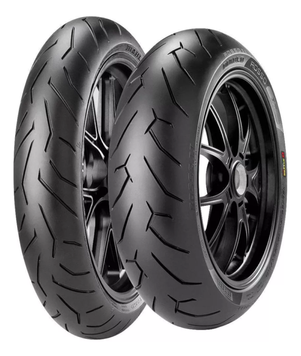 Par Pneu Pirelli Diablo Rosso 2 - 140/70-17 | 110/70-17